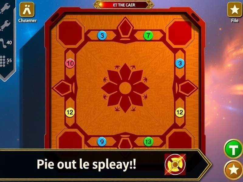 Carrom Galaxy Glory Game Screenshot